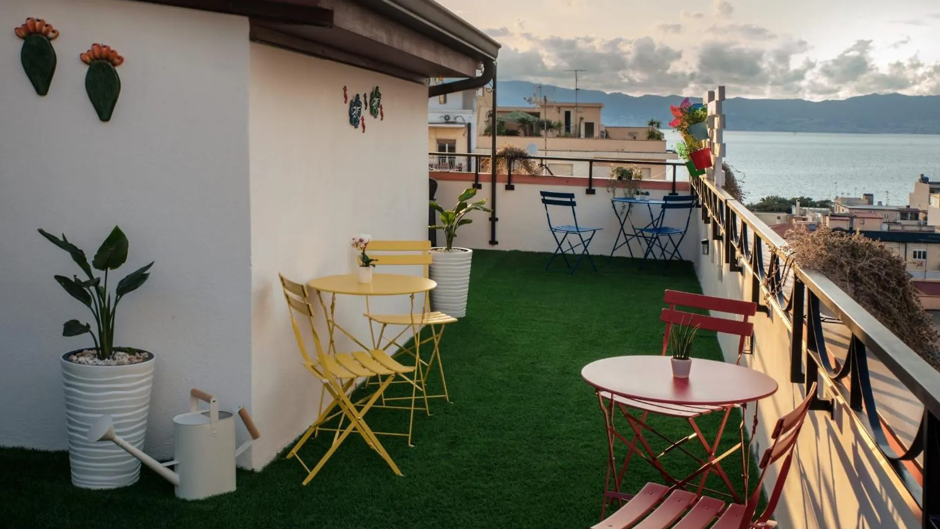 *** فندق مبيت وإفطار ريجّو دي كالابريا B&B Fuori Squadro - In Centro Con Terrazza Relax Vista Mare إيطاليا